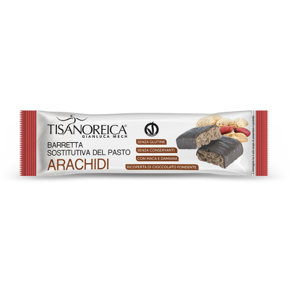 Tisanoreica Snack - Barretta sostitutiva del pasto alle Arachidi - 60 g
