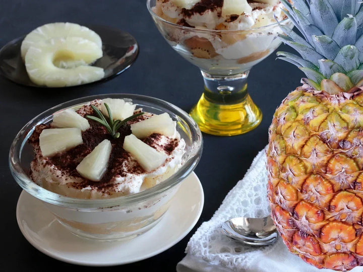 Tiramisù all'ananas: la ricetta light e proteica che ti farà innamorare