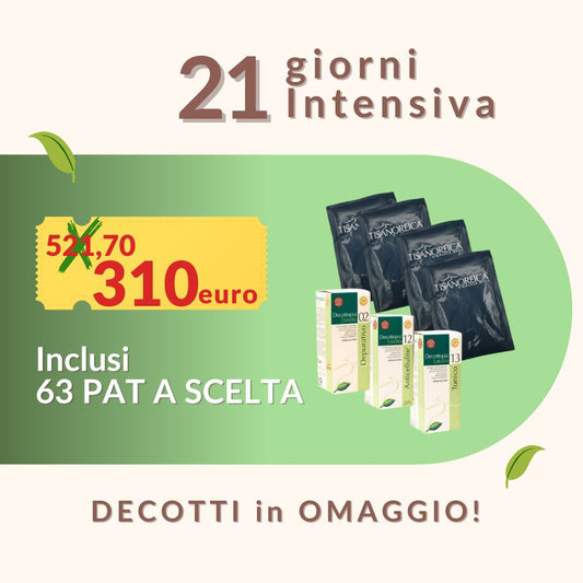 Tisanoreica Intensiva Personalizzata - 63 Pat gusti a scelta e Decotti (Promozione 3 Settimane)