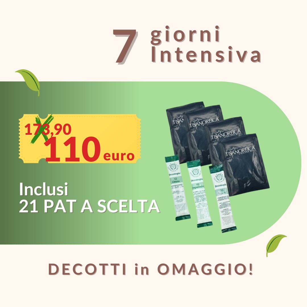 Tisanoreica Intensiva Personalizzata -  21 Pat gusti scelta e Decotti (Promozione 1 Settimana)