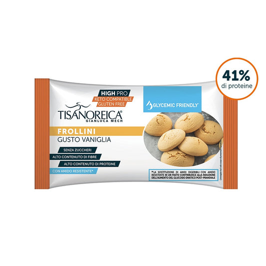 Tisanoreica Snack - Frollini proteici al gusto vaniglia - High Pro (10x30g)