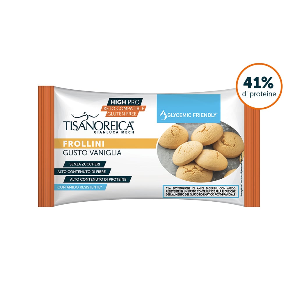 Tisanoreica Snack - Frollini proteici al gusto vaniglia - High Pro (30g)