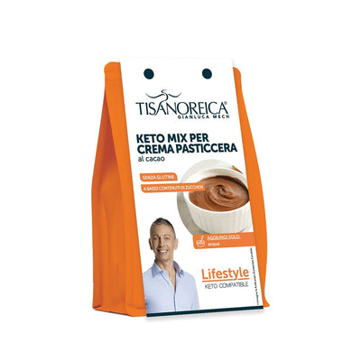 Keto Mix Crema pasticcera Cacao Tisanoreica Lifestyle