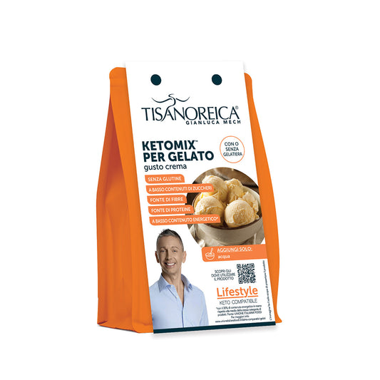 Tisanoreica Snack - Keto Mix per gelato - gusto crema - 400 g