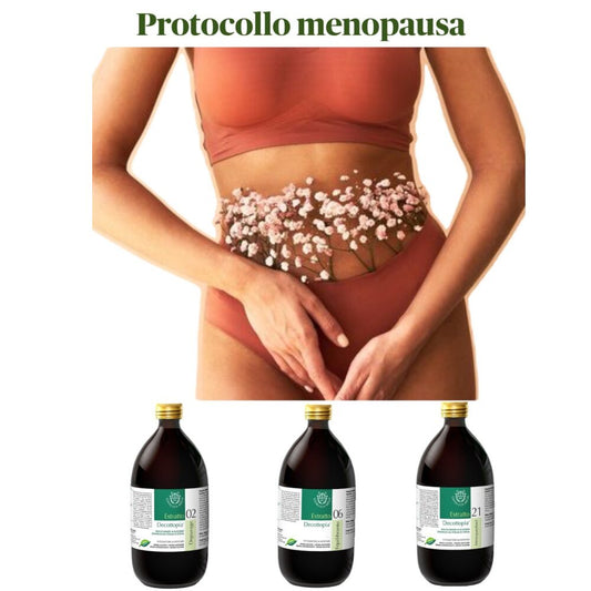 Tisanoreica Protocolli - Protocollo Menopausa - 3 Decotti - Trattamento di 15 giorni