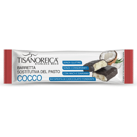 Tisanoreica Snack - Barretta sostitutiva del pasto al Cocco - 60 g
