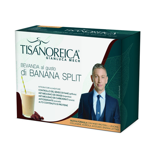 Tisanoreica Pat - Bevanda al gusto di Banana Split - 4x28 g