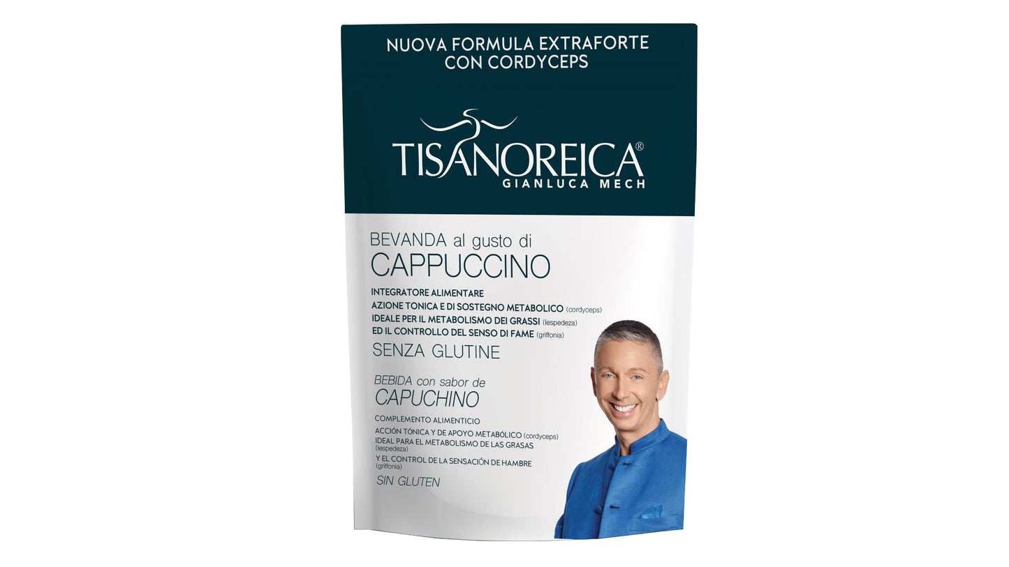 Tisanoreica Pat - Bevanda al Cappuccino EXTRAFORTE con CORDYCEPS - 500 g