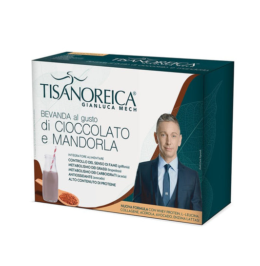 Tisanoreica Pat - Bevanda al gusto di Cioccolato e Mandorla - 4x30 g