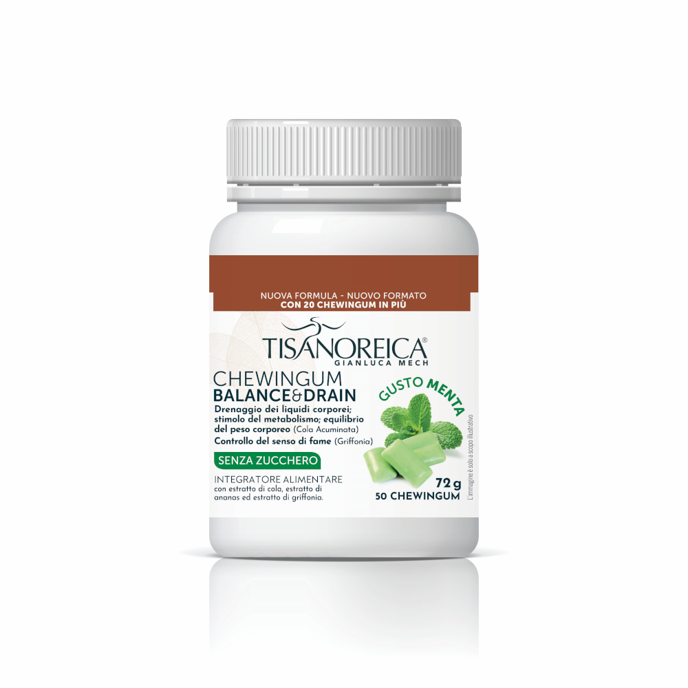Tisanoreica Snack - Chewingum Tisanoreica Gusto Menta - 50 pz