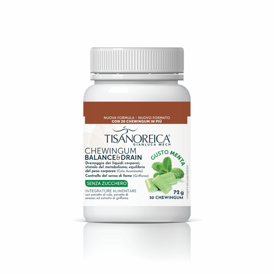 Tisanoreica Snack - Chewingum Tisanoreica Gusto Menta - 50 pz