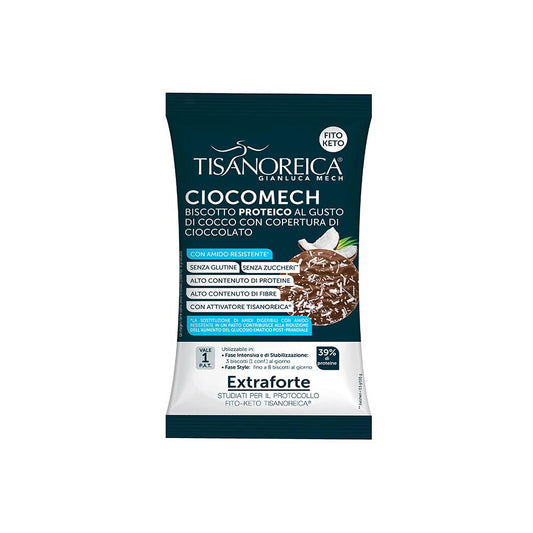 Ciocomech Extraforte al gusto di Cocco con copertura di cioccolato (3 biscotti da 13 g)