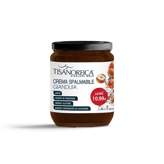 Tisanoreica Snack - Crema proteica Spalmabile al Gianduia - 300g