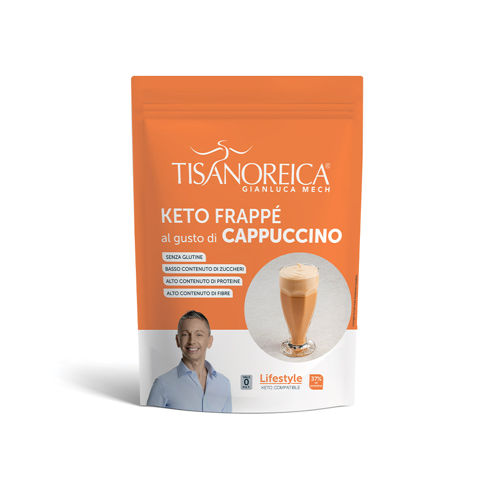 Tisanoreica Pat Lifestyle– Keto Frappè al gusto di Cappuccino– 400 g