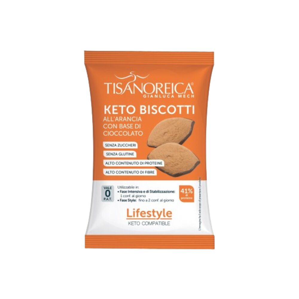 Tisanoreica Snack - Keto Biscotti all'arancia con base di cioccolato  Lifestyle