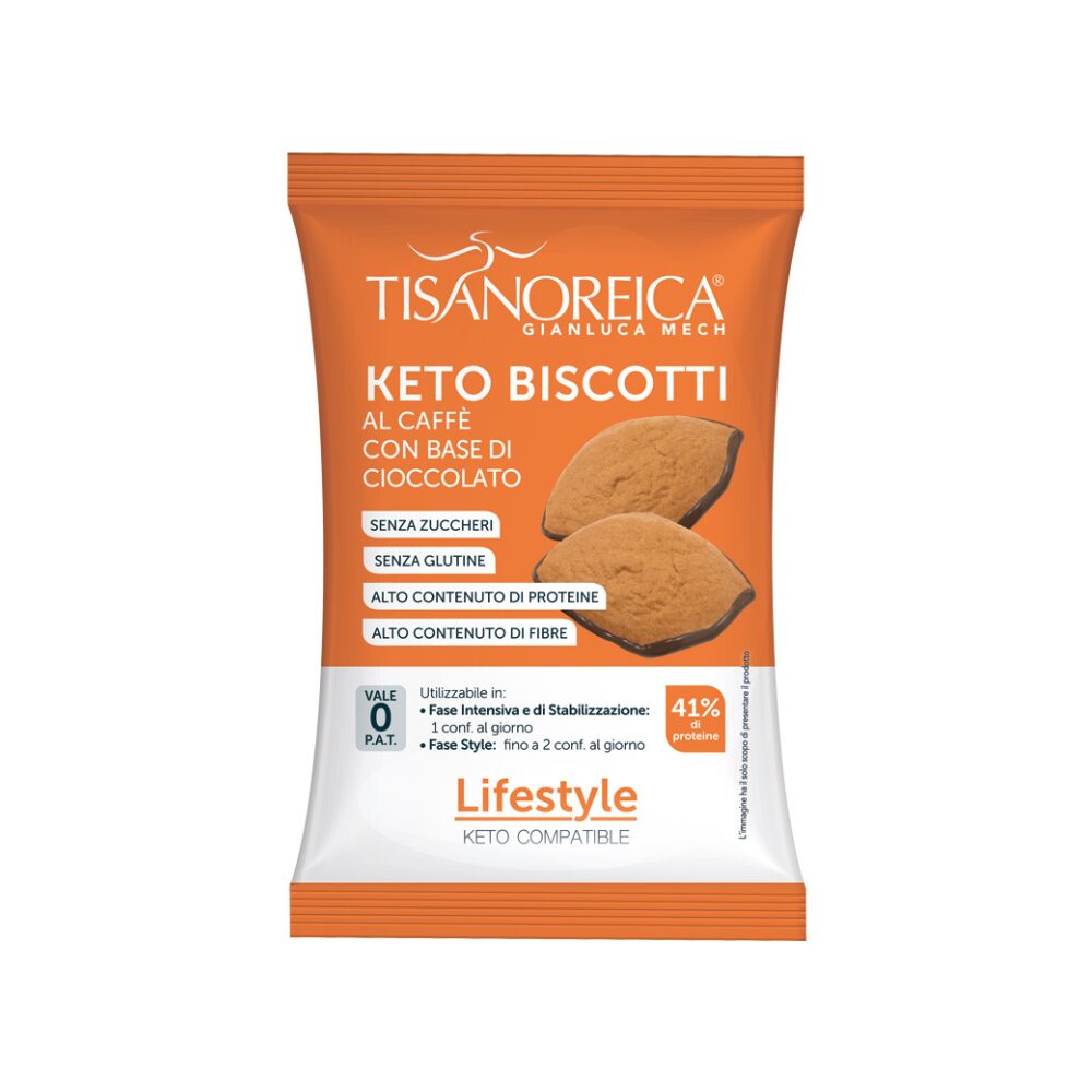 Tisanoreica Snack - Keto Biscotti al caffè con base di cioccolato  Lifestyle