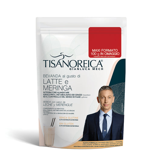 Tisanoreica Pat – Bevanda al gusto di latte e meringa – 500 g