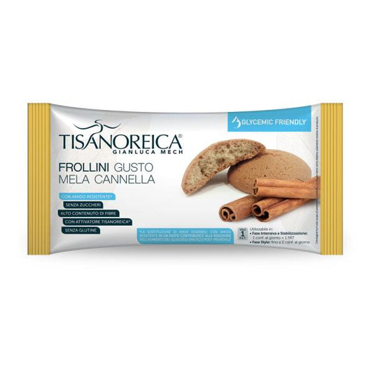 Tisanoreica Snack - Frollini Mela e Cannella - 50 g
