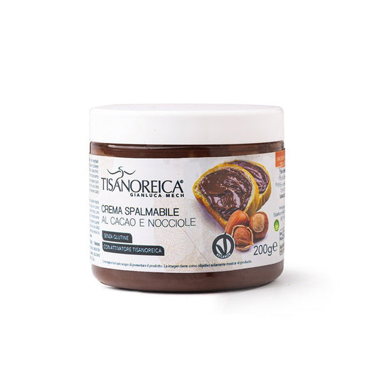 Tisanoreica Snack - Crema proteica Spalmabile al Cacao e Nocciole - 200g