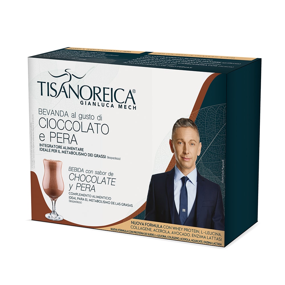 Tisanoreica Pat - Bevanda al gusto di Cioccolato e Pera - 4x29 g
