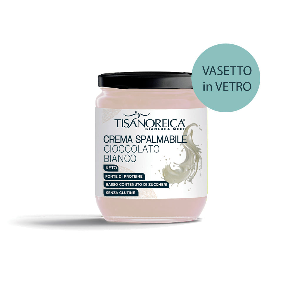 Tisanoreica Snack - Crema proteica Spalmabile al Cioccolato Bianco - 200g