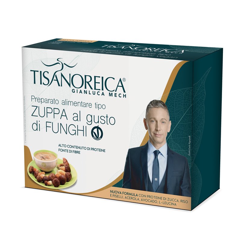 Tisanoreica Pat - Zuppa al gusto di Funghi - 4x34 g